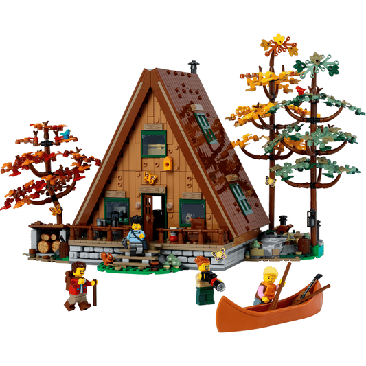 LEGO 21338 - A-Rahmen-Waldhütte Modellbausatz