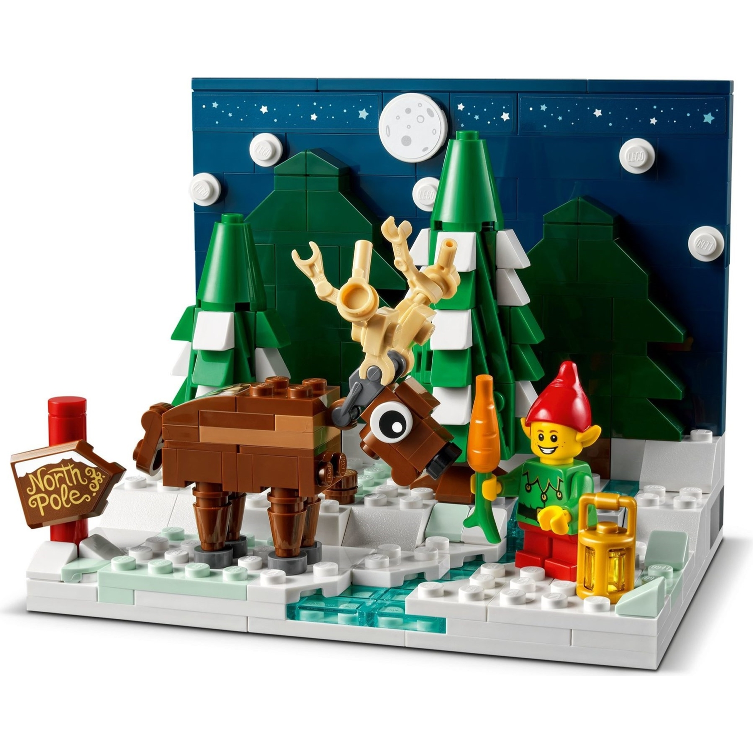 LEGO 40484 - Weihnachtsmanns Vorgarten
