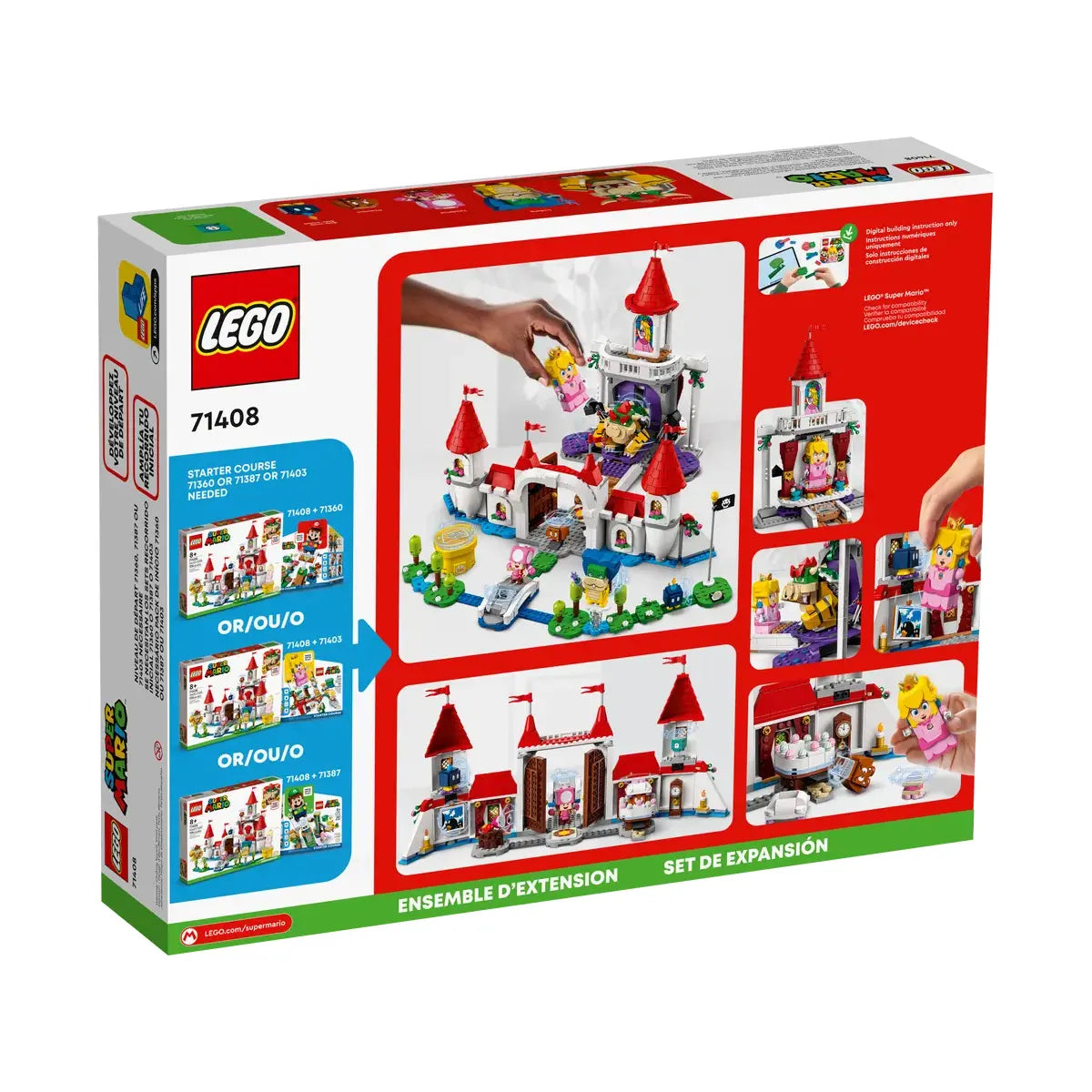 LEGO 71408 – Erweiterungsset: Peaches Schloss