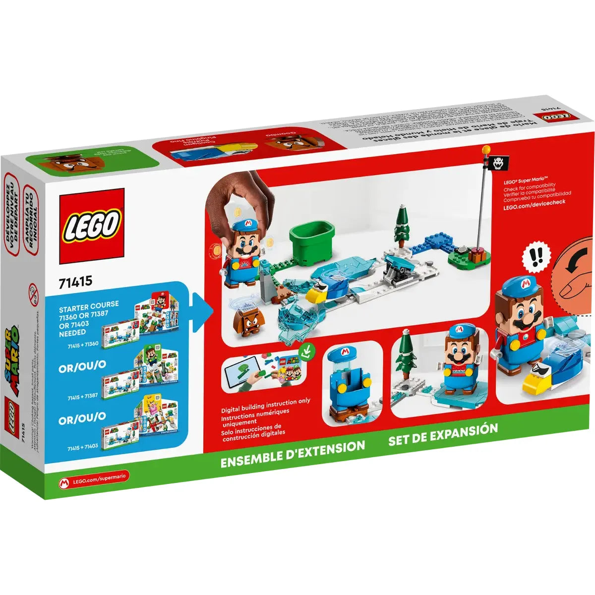 LEGO 71415 – Erweiterungsset: Eis-Mario Anzug & Eiswelt