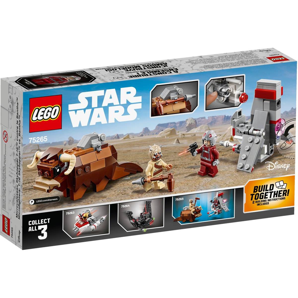 LEGO 75265 – T-16 Skyhopper vs. Bantha Microfighters