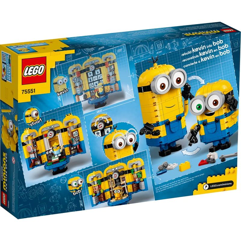 LEGO 75551 – Minions Steinfiguren und ihr Versteck