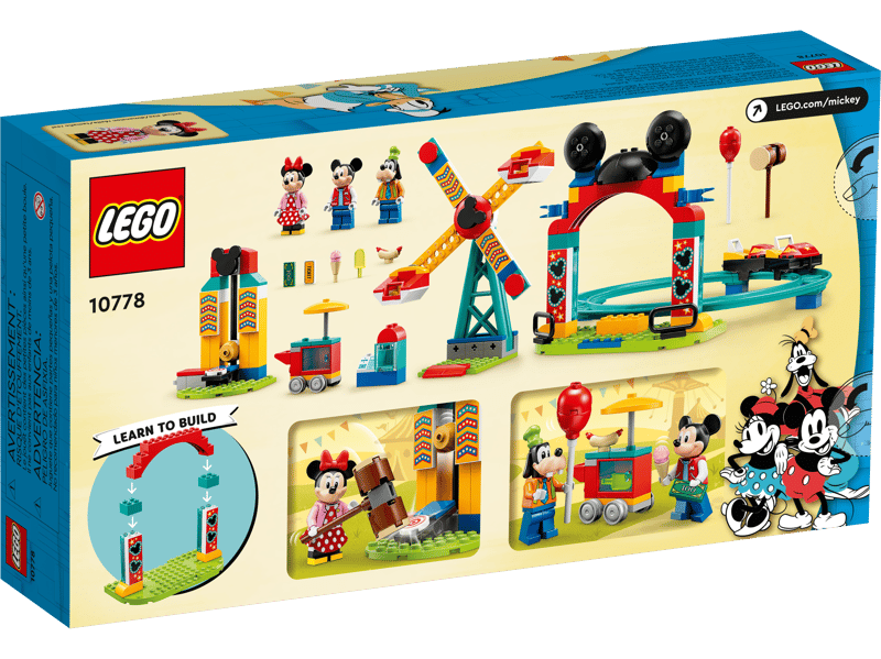 LEGO 10778 - Mickey, Minnie und Goofy Jahrmarkt-Spaß