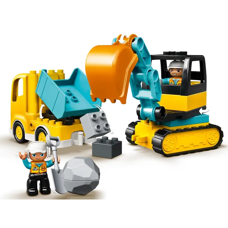 LEGO 10931 - Truck & Graafmachine met Rupsbanden