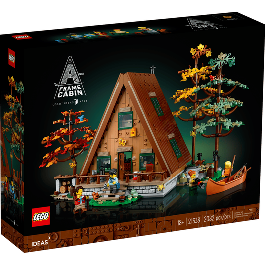 LEGO 21338 - A-Rahmen-Waldhütte Modellbausatz
