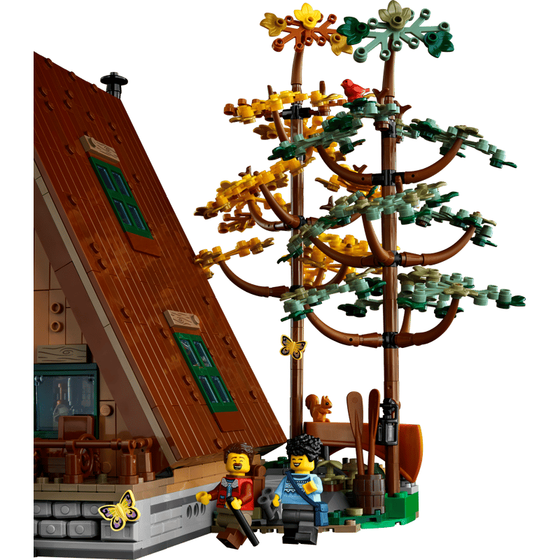 LEGO 21338 - A-Rahmen-Waldhütte Modellbausatz