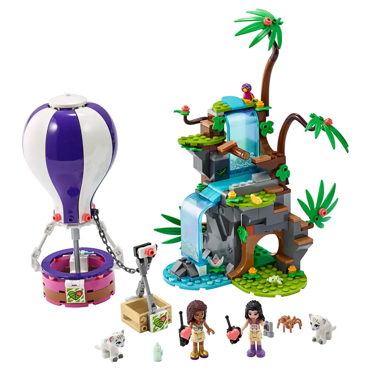 LEGO 41423 - Tijger Reddingsactie met Luchtballon in Jungle
