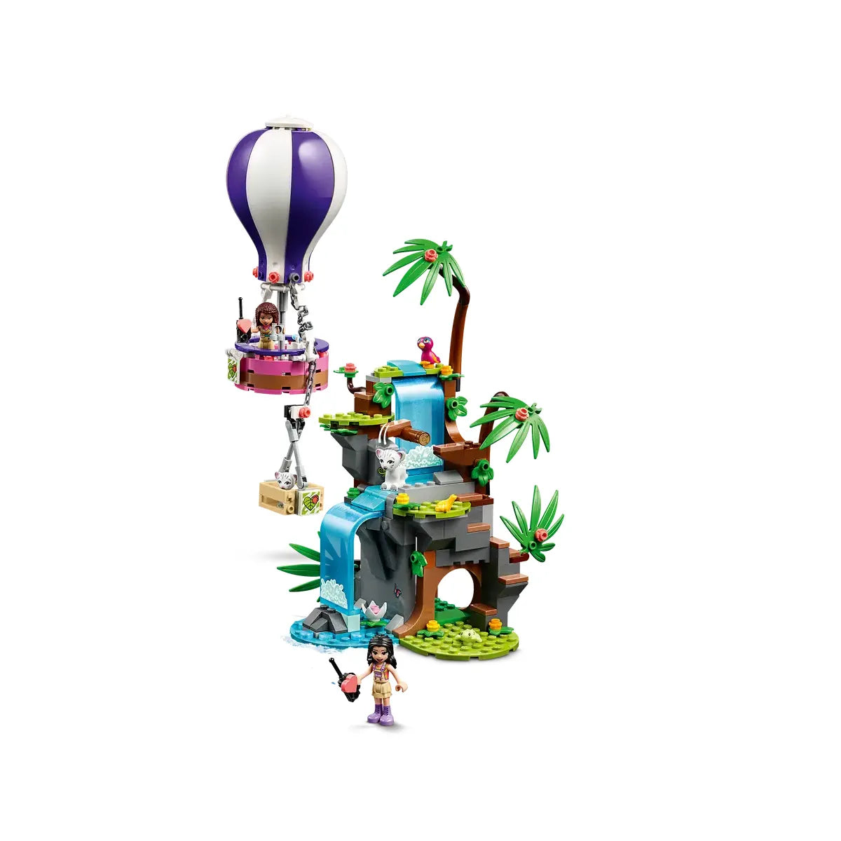 LEGO 41423 - Tijger Reddingsactie met Luchtballon in Jungle