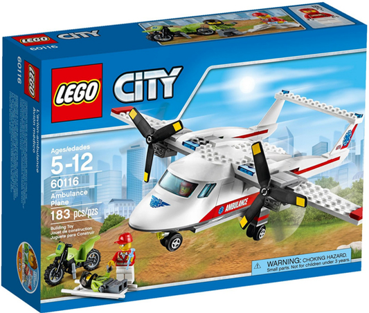 LEGO 60116 - Krankenwagen-Flugzeug