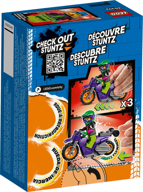 LEGO 60296 - Wheelie-Stuntbike
