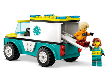 LEGO 60403 – Krankenwagen und Snowboarder