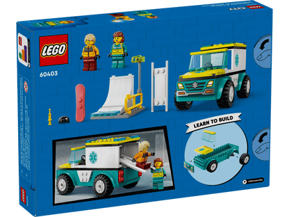 LEGO 60403 – Krankenwagen und Snowboarder
