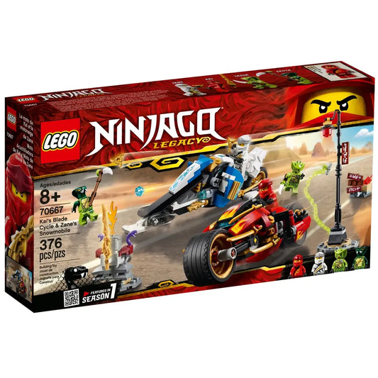 LEGO 70667 – Kais Feuer-Bike & Zanes Schneemobil