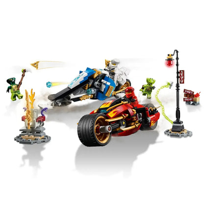 LEGO 70667 – Kais Feuer-Bike & Zanes Schneemobil