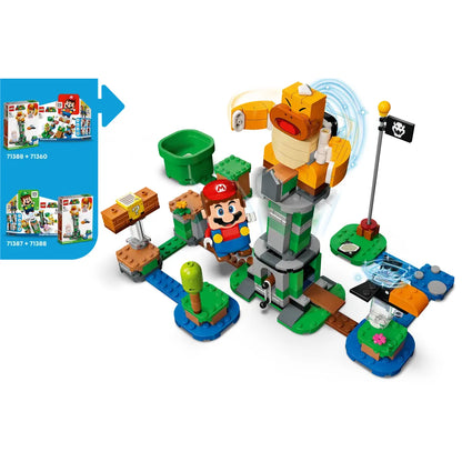 LEGO 71388 - Ensemble d'extension : La tour tournoyante de Frère Pyro, défi de la Piranha Plante