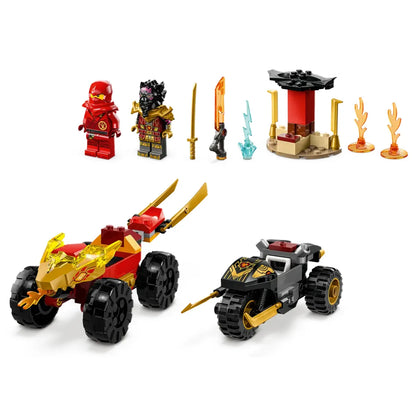LEGO 71789 - Le duel moto et voiture de Kai et Ras