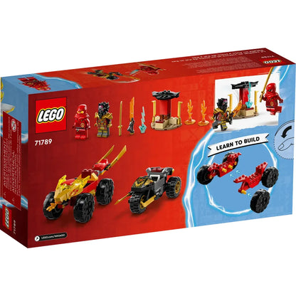 LEGO 71789 - Le duel moto et voiture de Kai et Ras