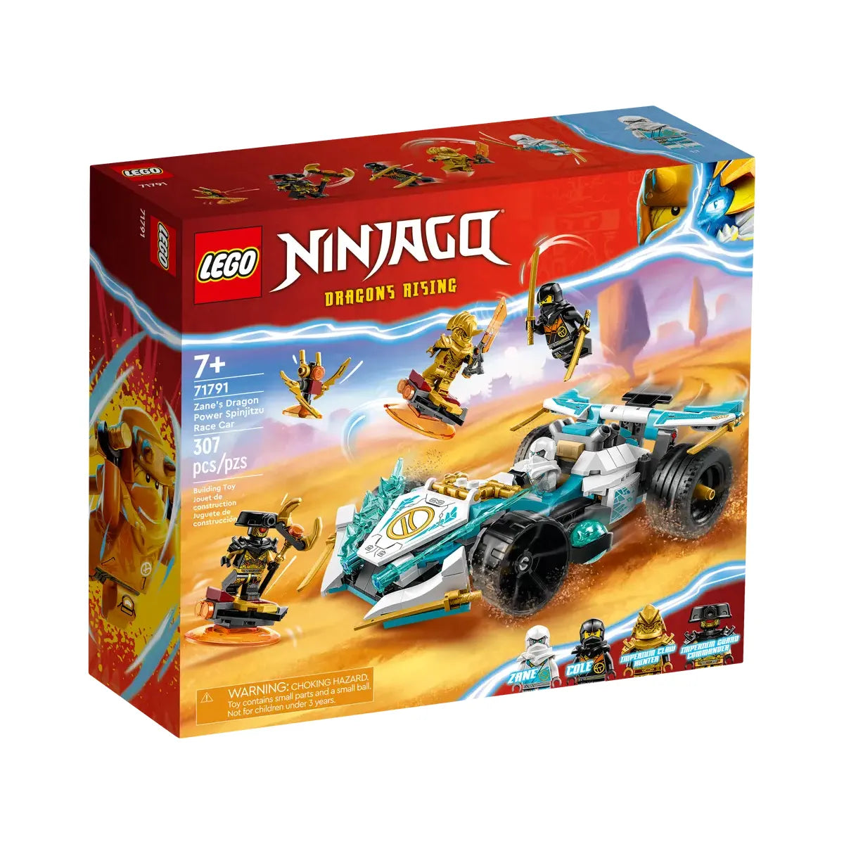 LEGO 71791 - La voiture de course Spinjitzu Dragon Power de Zane