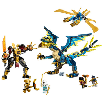LEGO 71796 - Le dragon élémentaire contre le robot de l'Impératrice