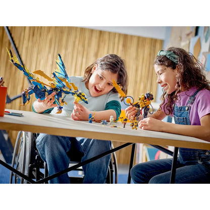 LEGO 71796 - Le dragon élémentaire contre le robot de l'Impératrice