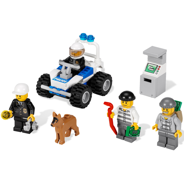 LEGO 7279 - Polizei Minifiguren-Set