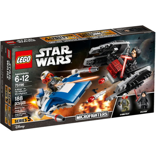 LEGO 75196 - A-Wing vs. TIE Silencer Microfighters