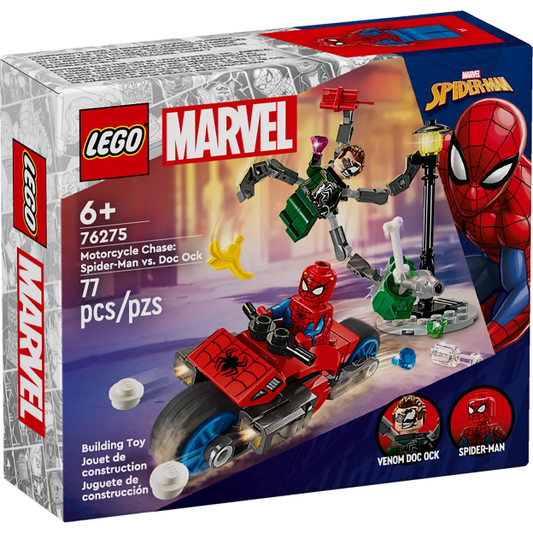 LEGO 76275 - Motorradverfolgungsjagd: Spider-Man vs. Doc Ock
