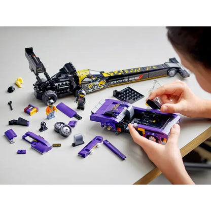 LEGO 76904 - Mopar Dodge// SRT Top Fuel Dragster en 1970 Dodge Challenger T/A
