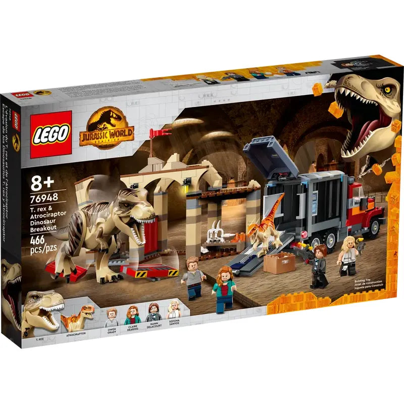 LEGO 76948 - T. Rex & Atrociraptor Dinosaurier-Ausbruch