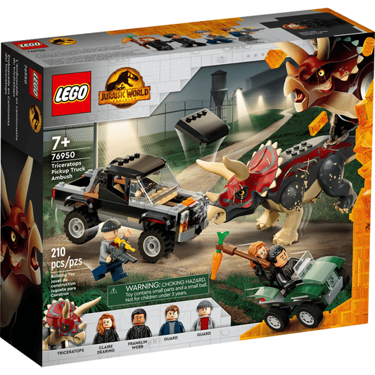 LEGO 76950 – Triceratops Pickup-Truck Hinterhalt