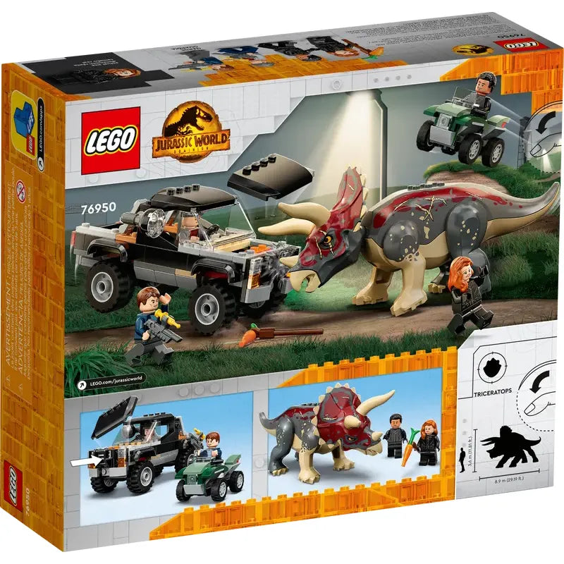 LEGO 76950 – Triceratops Pickup-Truck Hinterhalt
