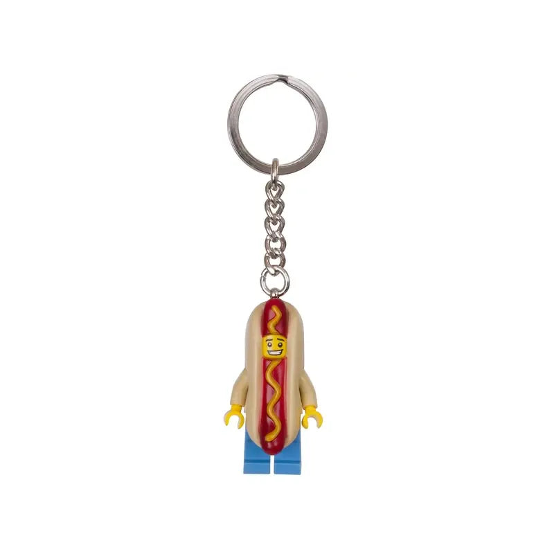 LEGO Schlüsselanhänger – Hotdog-Verkäufer