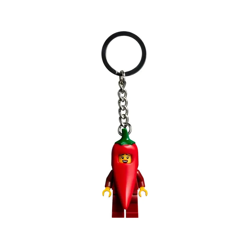 LEGO Schlüsselanhänger - Mädchen im Chilischoten-Anzug