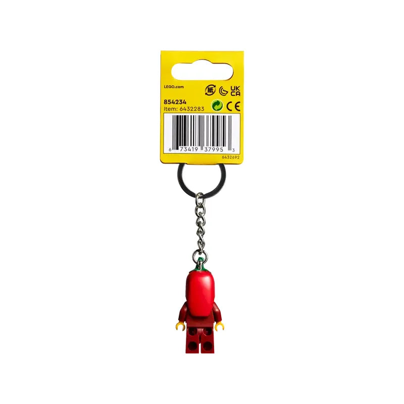 LEGO Schlüsselanhänger - Mädchen im Chilischoten-Anzug